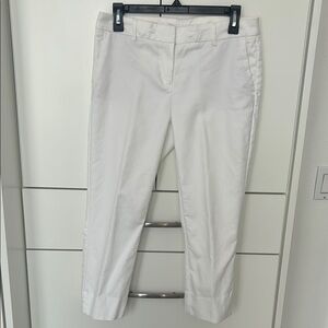 Adrienne Vittadini White Cropped Pants